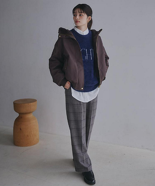 2WAY／洗える】リバーシブル フェイクファーブルゾン