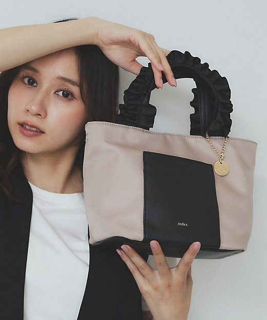 2WAY】持ち手フリルトートバッグ（2002530727） | index