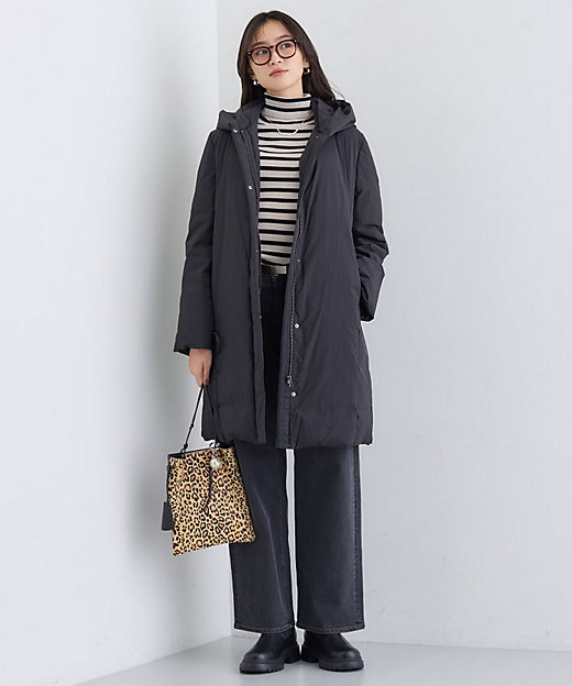 撥水／洗える】ステッチレス ロングダウンコート