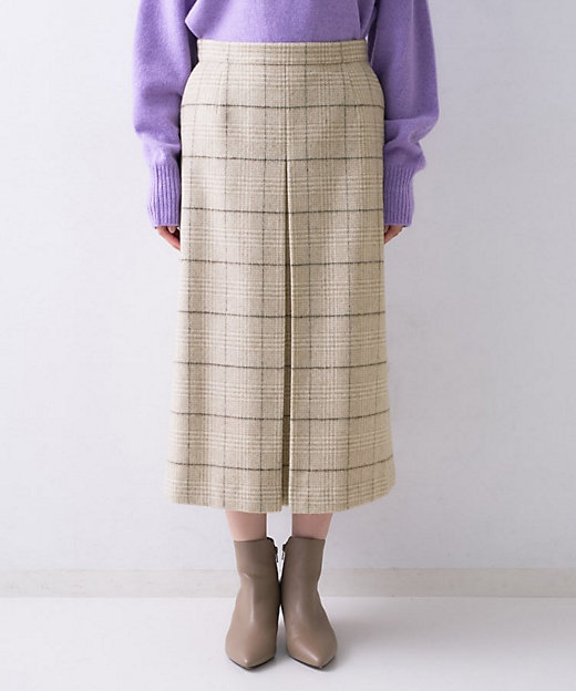 ふんわり／タイト見え】グレンチェックスカート（2002561499