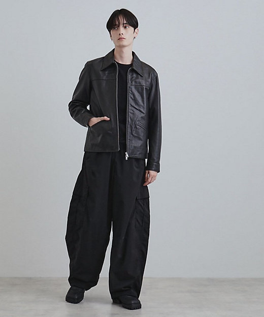 本革】レザースポーツジャケット（2002588665） | tk. TAKEO