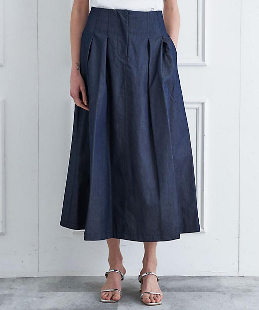 クールタッチタックデニムスカート（2002589292