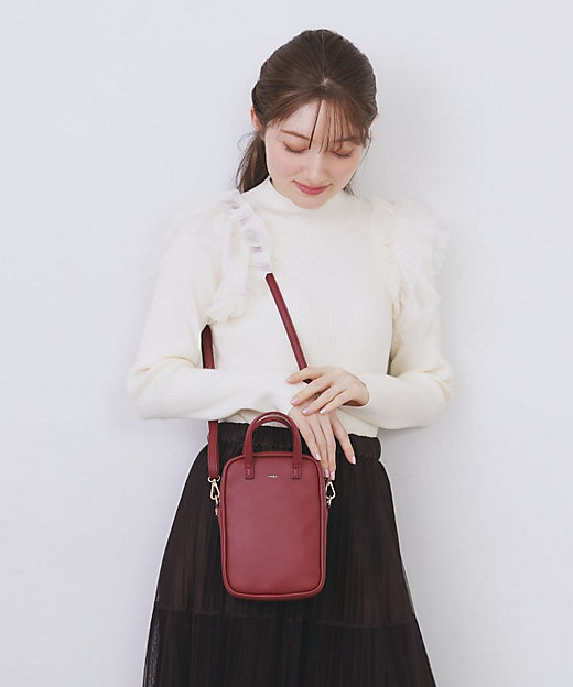 2WAY】ハートポーチ付きミニショルダーバッグ