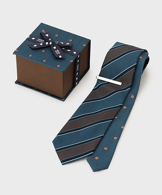BOXセット】イングリッシュガーデン ネクタイ＆タイバー