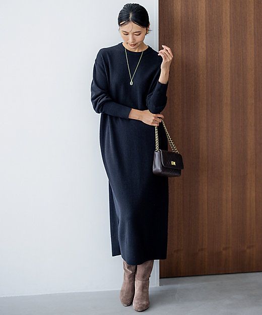 洗える】ウールカシミヤ ニットワンピース（OPWWSW0550