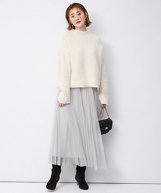 洗える】チュール プリーツ スカート（SKWWCS0012） | 23区