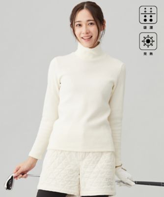 WOMEN】グランサーモリブ モックネック 保温性抜群なのに着膨れ感
