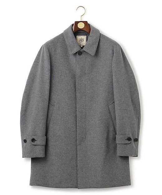 定番】ウールカシミヤビーバーステンカラーコート