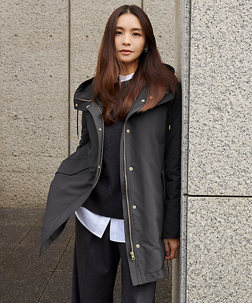 滝沢眞規子さん着用／一部店舗限定／撥水加工】ミリタリー ダウン