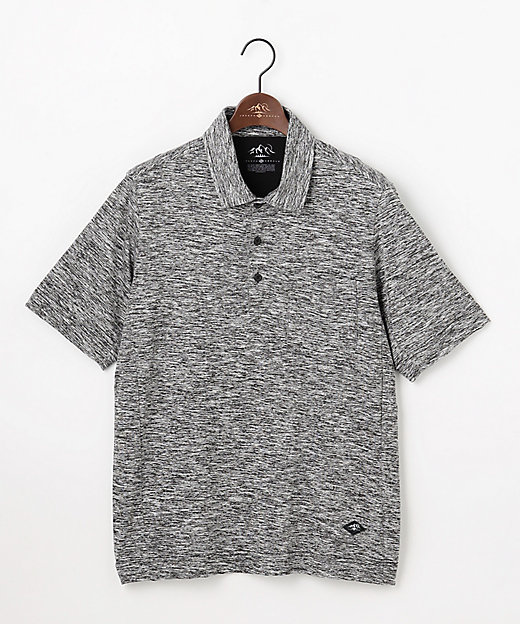 ゆったりシルエット】ランダムスラブリップ アウトドアポロシャツ