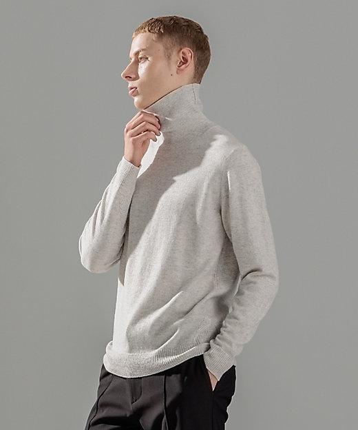 ピュアカシミヤ タートルネックニット（KRJHCW0504