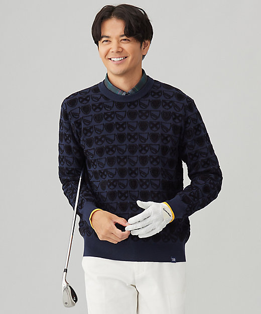 MEN】エンブレムジャカードセーター（KRVTCW0411） | 23
