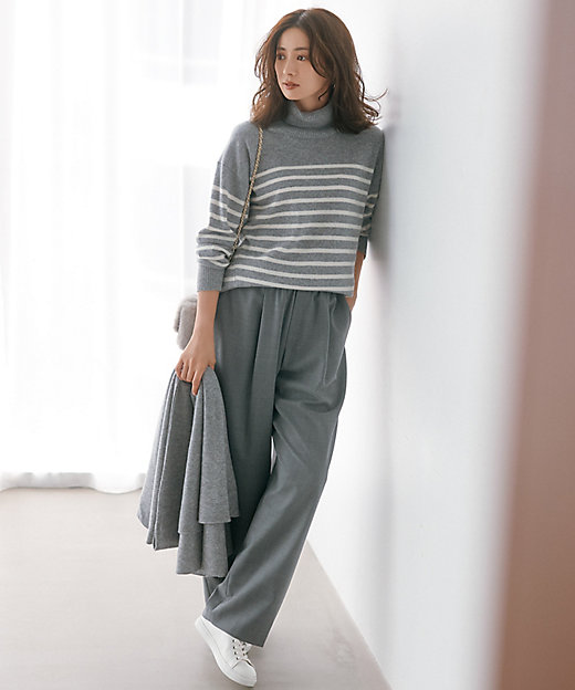 ピュアカシミヤ タートルネック ニット（KRWOCW0452） | 23