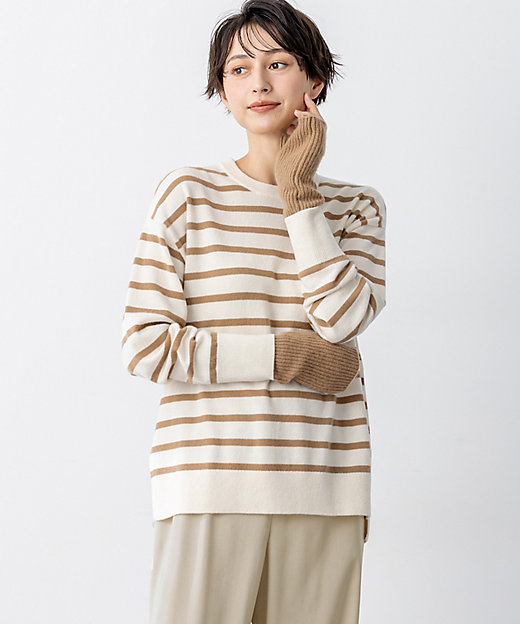 見上愛さん着用／Oggi・STORY掲載】ピュアカシミヤ クルー