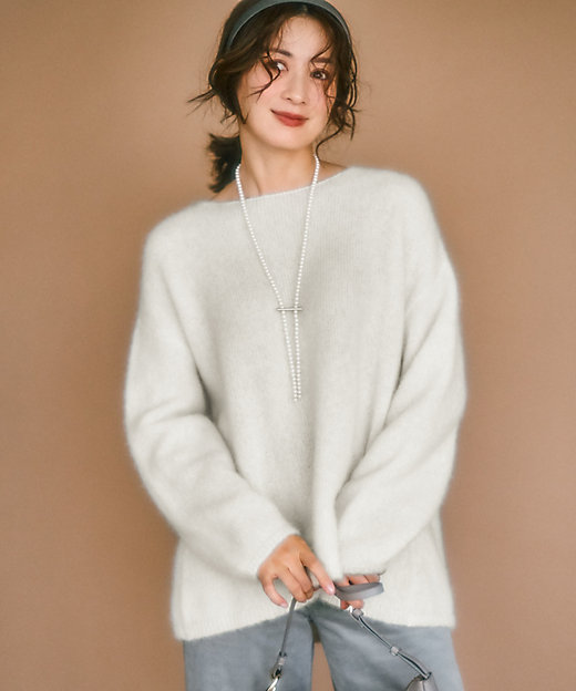 ブラッシュドアルパカ ニット（KRWWCW0462） | 23区 L