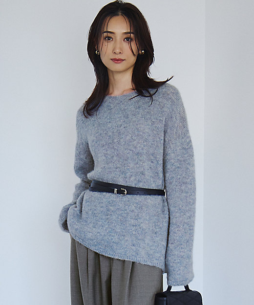 ブラッシュドアルパカ ニット（KRWWCW0462） | 23区 L