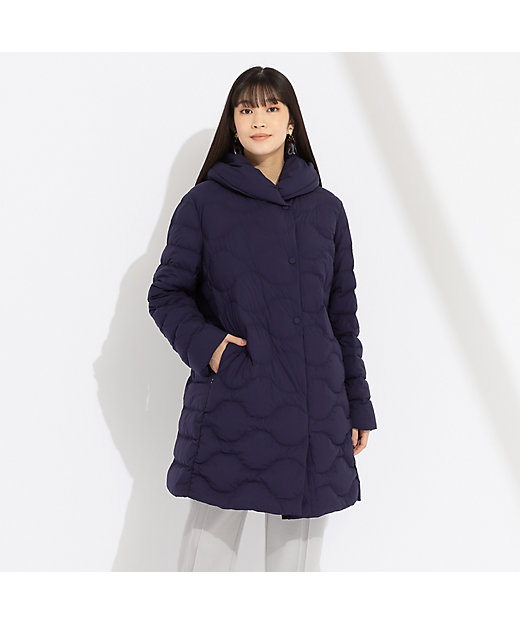 ヴィクトリアダウン使用 フード付きダウンコート（50076411
