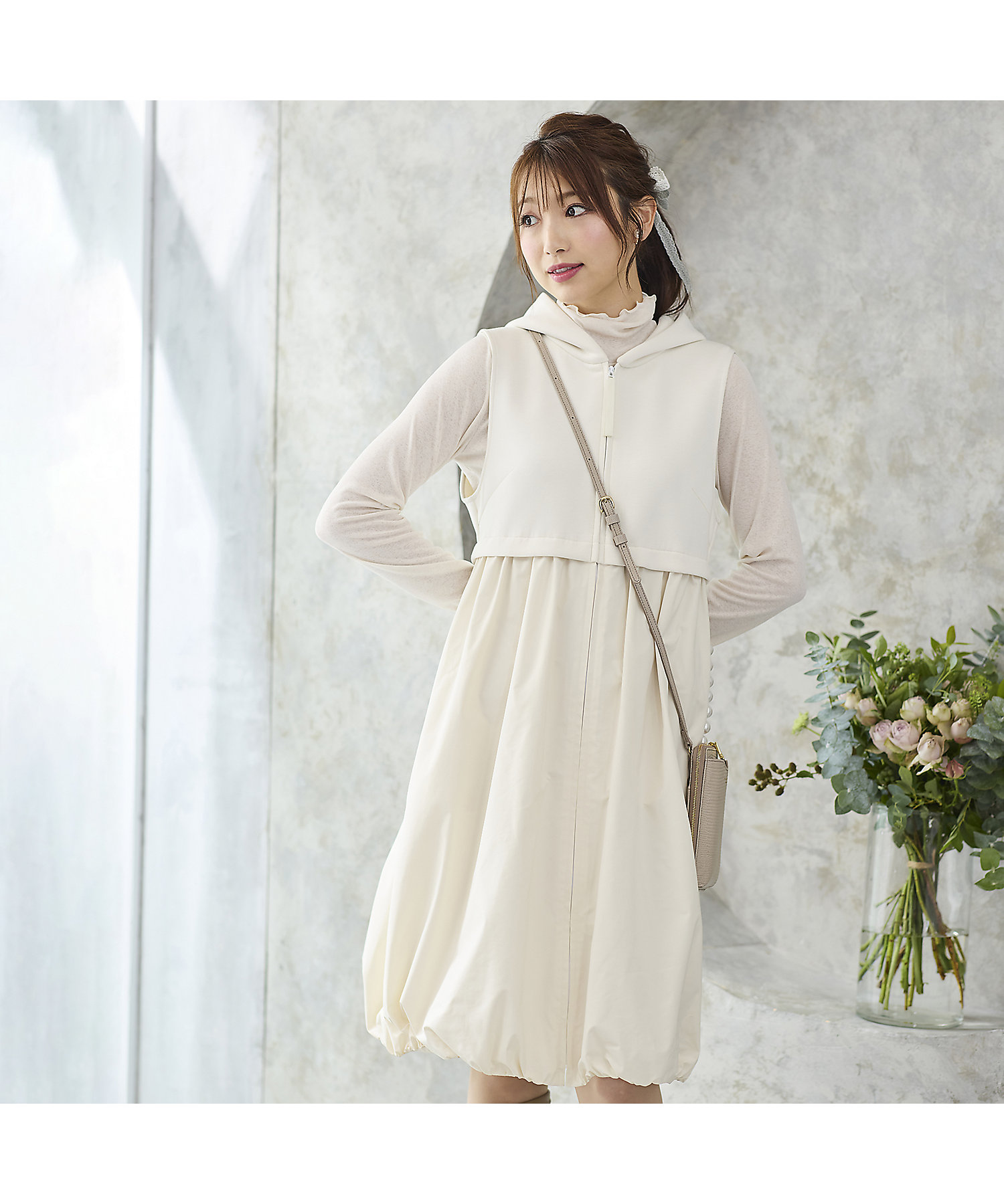 バルーンジャンパースカート（51025301） | Rose Tiara (Women