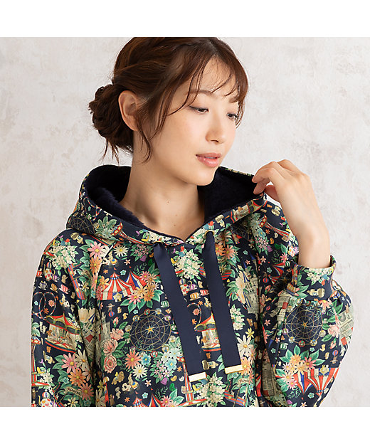 22fabric】デコレーションパーク／ボアパーカー