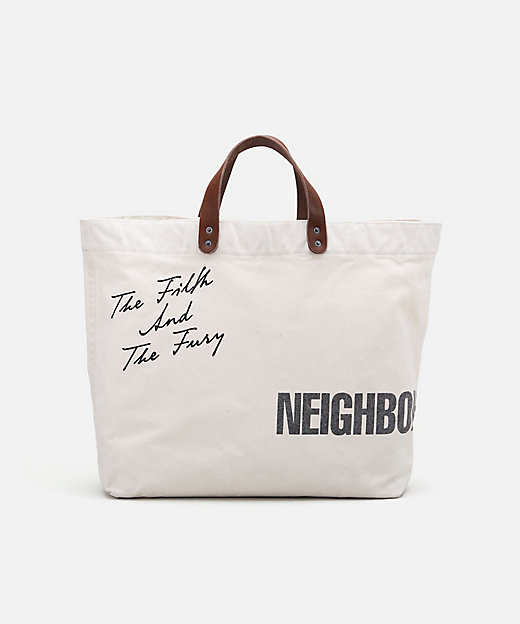 トートバッグ WASHED CANVAS TOTE BAG