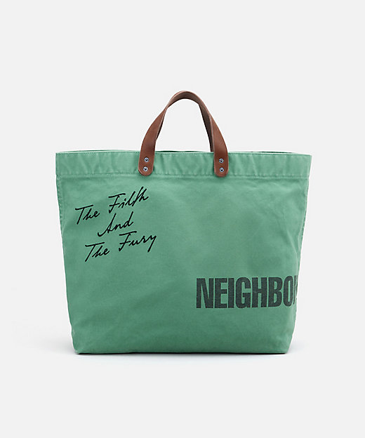 トートバッグ WASHED CANVAS TOTE BAG