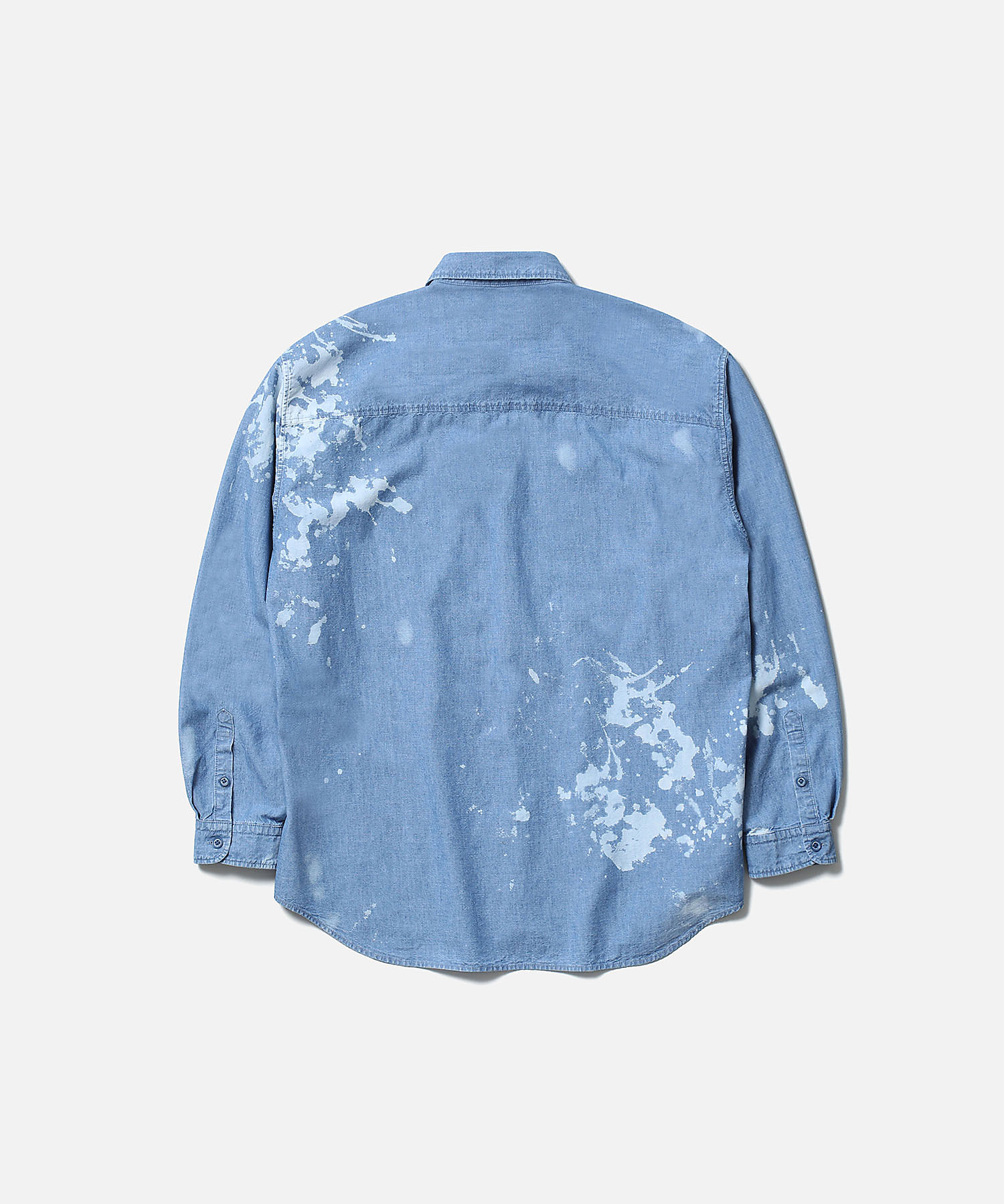 シャツ GARMENT BLEACH CHAMBRAY SHIRT