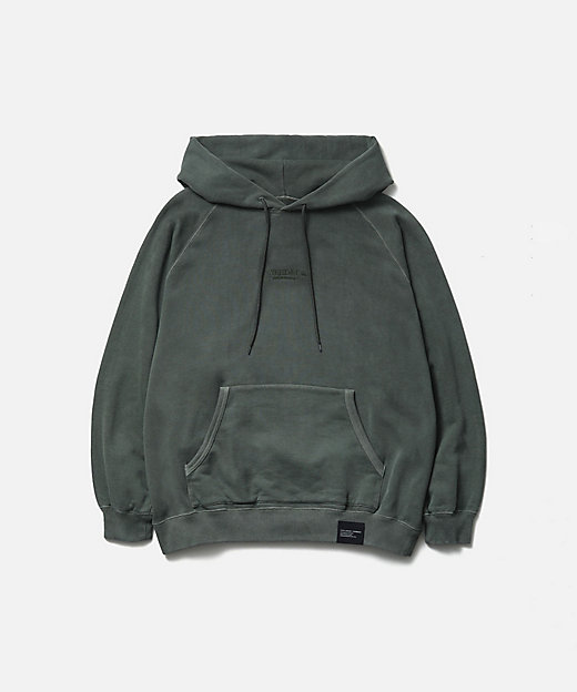 フーディ PIGMENT DYED SWEAT HOODIE LS