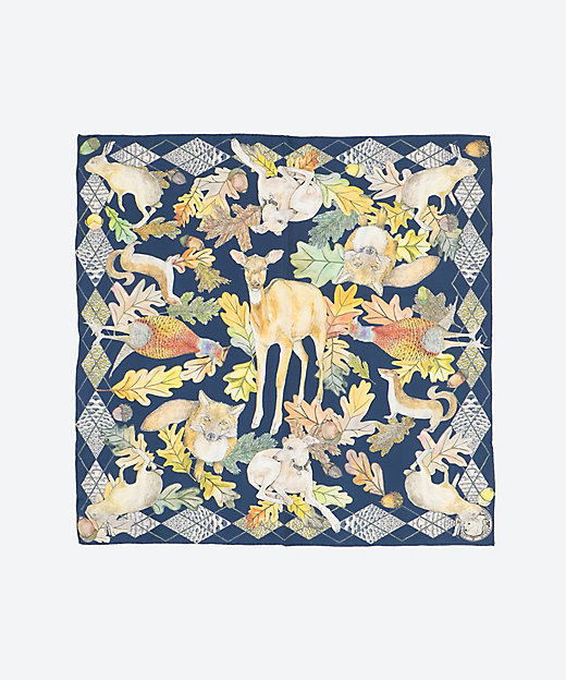 シルクツイルプリントスカーフ | SWASH LONDON/スウォッシュ ロンドン