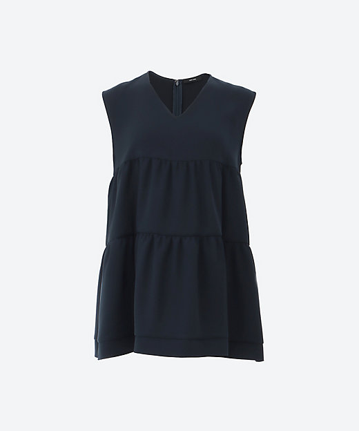 ノースリーブVネックボリュームブラウス YCB―225―476 | YOKO