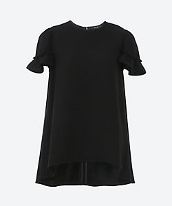 ノースリーブVネックヘムギャザーブラウス YCB－225－477