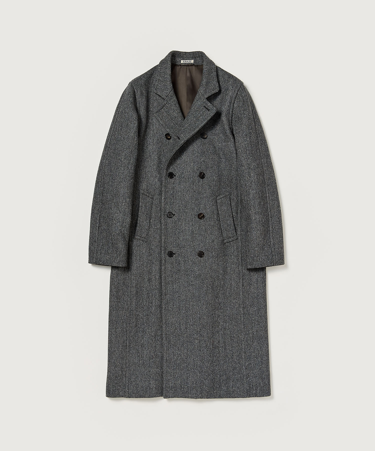 コート SHETLAND WOOL DOUBLE CLOTH COAT