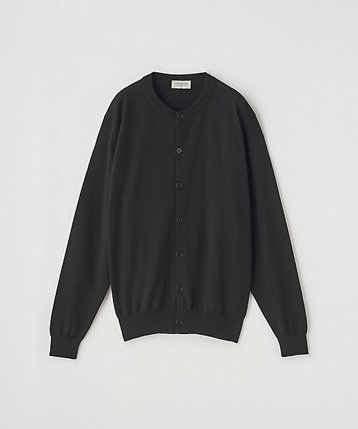 クルーネック長袖ニットカーディガン 24G MODERN FIT