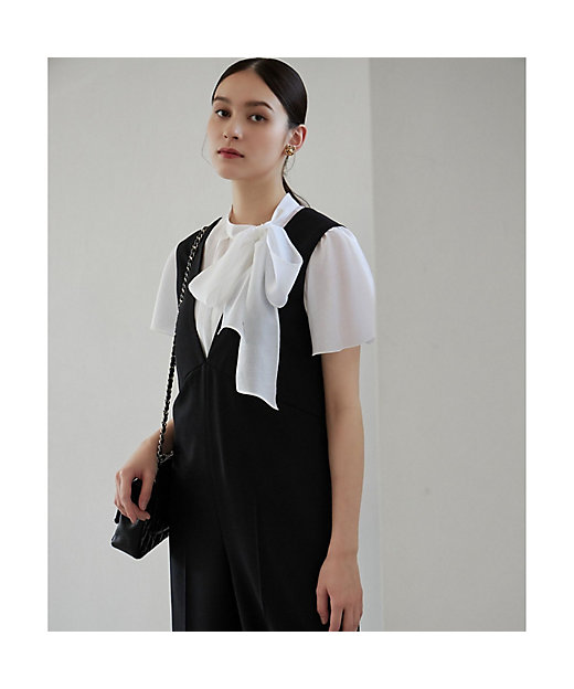 リネン調オックスVオールインワン | ANAYI/アナイ | 三越伊勢丹