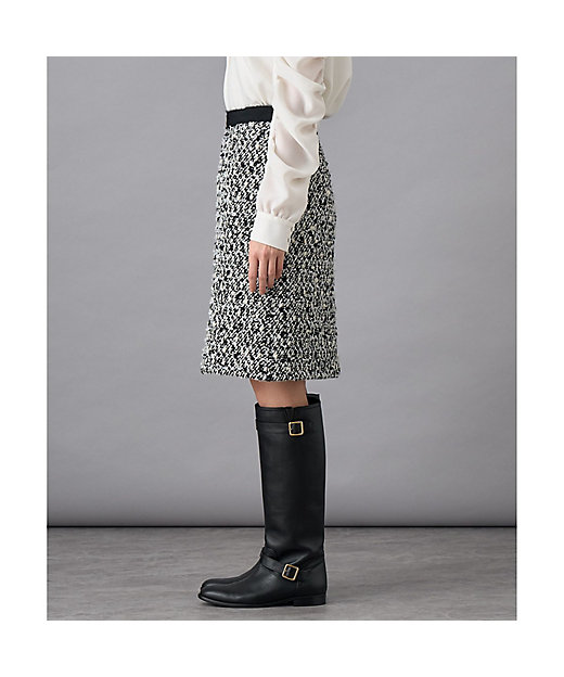 セットアップ対応商品】モノトーンリボンツイードミニスカート | ANAYI