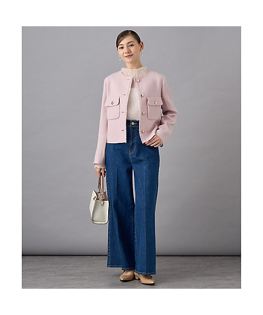 プレイドフェザーチュール プルオーバー | ANAYI/アナイ | 三越伊勢丹