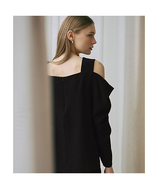 別注】ダブルクロスドレープスリーブブラウス | ANAYI/アナイ | 三越