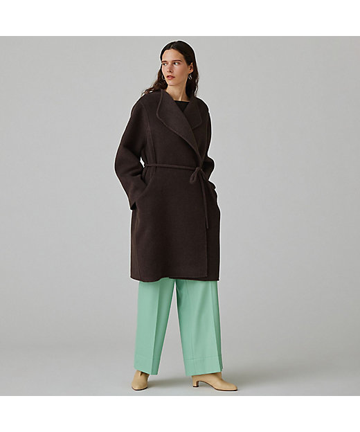 ウールカシミヤダブルフェイス オーバーサイズドコート | maison