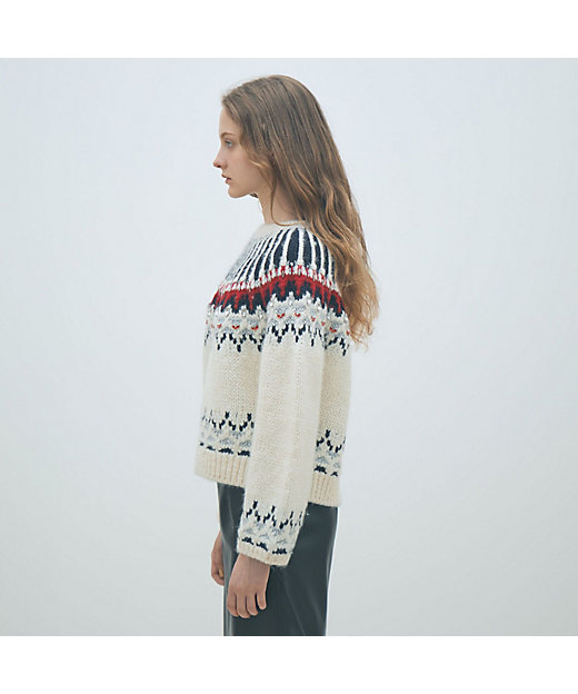 ビジュージャカード クルーネックプルオーバー | maison TOMORROWLAND