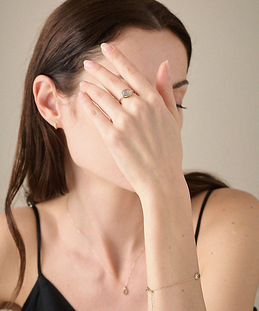 K10YG ヴェール ナチュラルストーン リング | ete bijoux (Women
