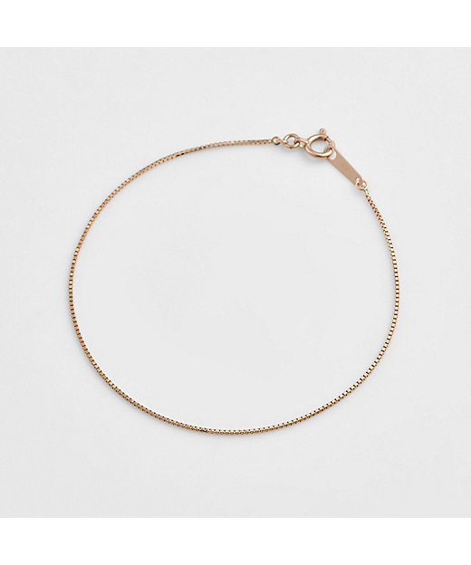 WEB限定》K10ブレスレット（ピンクゴールド） | agete/アガット