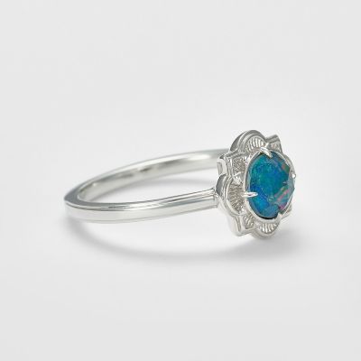 シルバーモザイクオパール／クオーツリング | agete/アガット | 三越