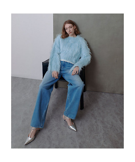 ミンクファーボトルネックプルオーバー | allureville (Women