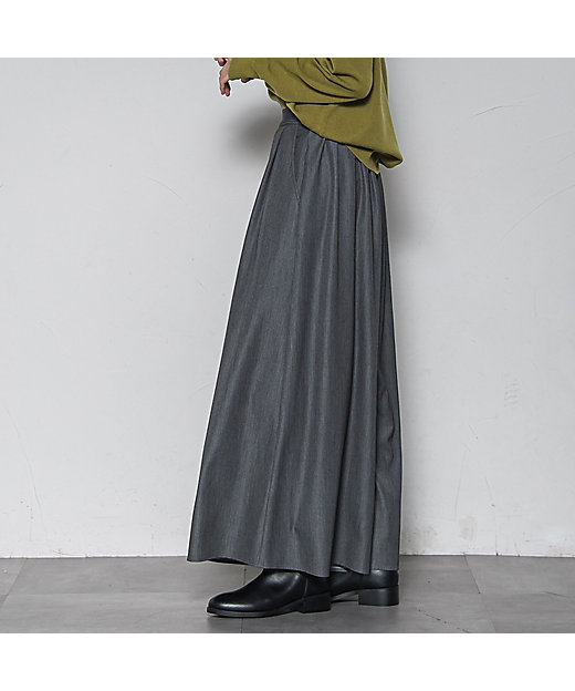 新色追加】フレアヘムキュロットパンツ≪洗濯機で洗える≫ | MAYSON