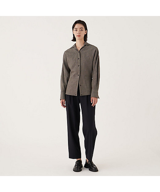 ウールリネン シャツブルゾン | maison TOMORROWLAND/メゾン