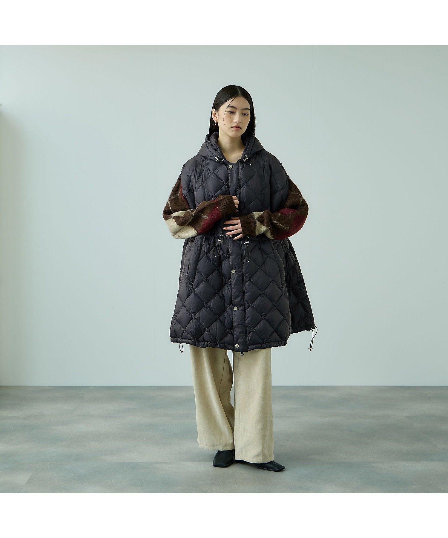 TAION ダウンケープコート≪手洗い可能≫ | VICKY（Women