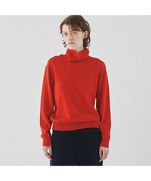 スコットランドカシミヤ タートルネックプルオーバー | GALERIE VIE