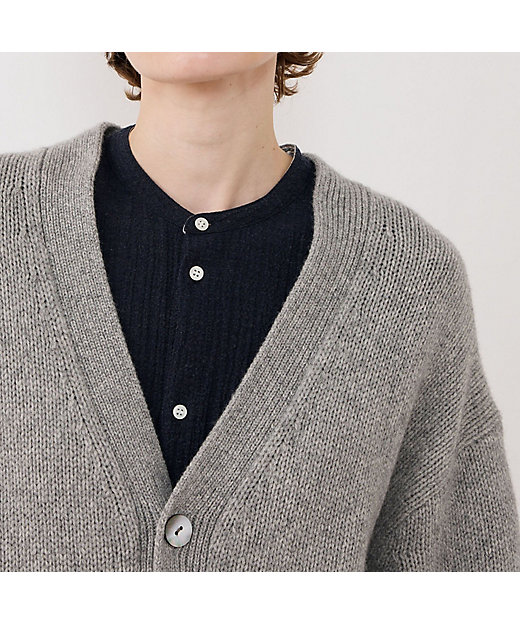 ファインウール Vネックカーディガン | GALERIE VIE (Women