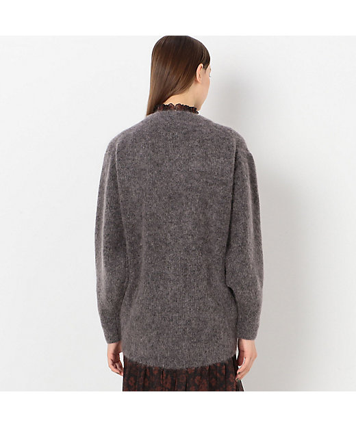 SAYAKA DAVIS ストレッチモヘヤ コクーンカーディガン