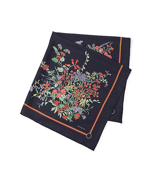 TOMORROWLAND フラワーシルクスカーフ | maison