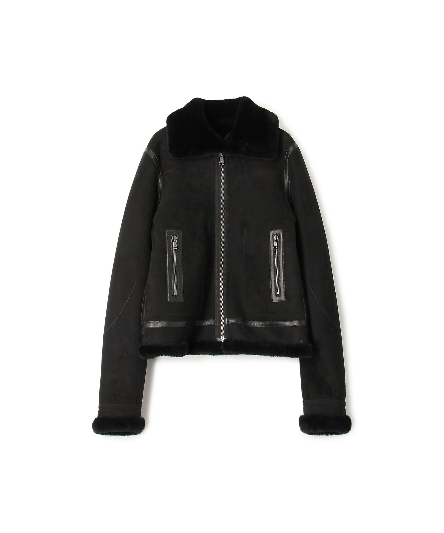 ラムレザー ムートンジャケット | maison TOMORROWLAND/メゾン